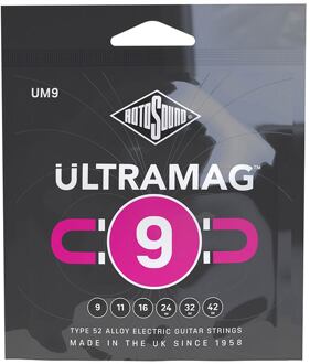 Rotosound UM9 string set electric type 52 alloy wound 9-42, super light