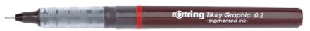 Rotring fineliner Tikky Graphic 0,2 mm Wit