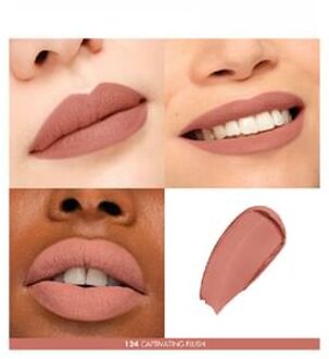 Rouge Artist Forever Satin & Matte Lipstick 124 Captivating Flush - Matte