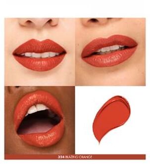 Rouge Artist Forever Satin & Matte Lipstick 324 Blazing Orange - Satin