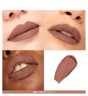 Rouge Artist Forever Satin & Matte Lipstick 606 Wherever Walnut - Matte