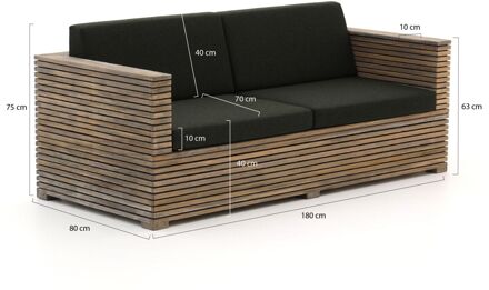 ROUGH-C lounge tuinbank 180cm - Laagste prijsgarantie! Bruin