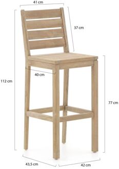 ROUGH-S/ROUGH-X 135cm barset 5-delig - Laagste prijsgarantie! Bruin