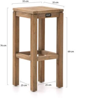 ROUGH-X 240cm barset 9-delig - Laagste prijsgarantie! Bruin