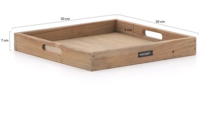 ROUGH-X dienblad 50x50cm - Laagste prijsgarantie! Bruin