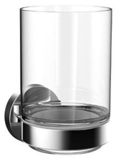 Round glashouder met glas chroom 432000100