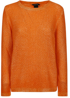 Round-neck Knitwear Avant Toi , Orange , Dames - M