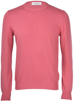 Round-neck Knitwear Gran Sasso , Pink , Heren - Xl,L