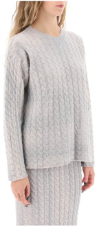 Round-neck Knitwear Paloma Wool , Gray , Dames - XS