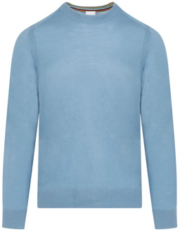 Round-neck Knitwear PS By Paul Smith , Blue , Heren - Xl,L,M