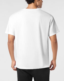 Round Neck T-Shirt Plein Sport Wit - XL