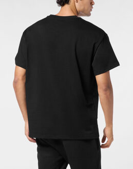 Round Neck T-Shirt Plein Sport Zwart - 4XL