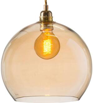 Rowan hanglamp goud/goud-rook Ø 28cm goud, goud-rook