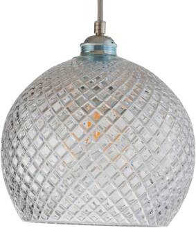 Rowan hanglamp, zilver Ø 22cm transparant, zilver