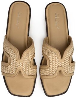 Rowan Weave Flat Sandalen Naturel - EU 39/ UK 6