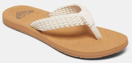 Roxy Porto III Dames Slippers - Natural - Maat 37