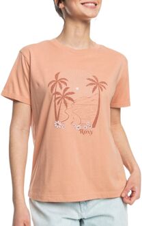 Roxy Summer Fun Shirt Dames oranje - wit - L