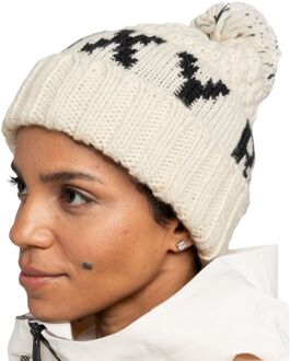 Roxy Tonic Beanie Muts Dames Wit - One size