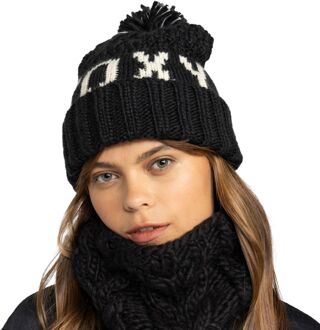 Roxy Tonic Beanie Muts Dames Zwart - One size