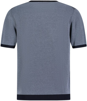 Roy Robson Knitted T-shirt Dark Blue  M Navy