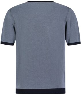 Roy Robson Knitted T-shirt Dark Blue  XL Navy