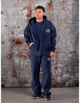 Roya zipper trainingspak Blauw - XL