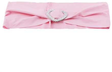 Royal Blue Kleur Spandex Sjerp Met Hart Gespen Universele Lycra Stoel Sash Voor Bruiloft Decoratie Lycra Band Bow Tie Band fen