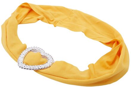 Royal Blue Kleur Spandex Sjerp Met Hart Gespen Universele Lycra Stoel Sash Voor Bruiloft Decoratie Lycra Band Bow Tie Band geel