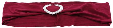 Royal Blue Kleur Spandex Sjerp Met Hart Gespen Universele Lycra Stoel Sash Voor Bruiloft Decoratie Lycra Band Bow Tie Band rood wijn