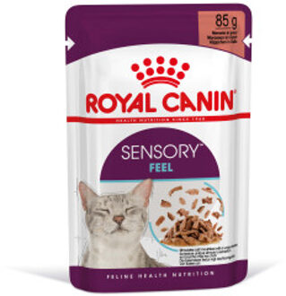 Royal Canin 12x 85g Royal Canin Sensory Feel in Saus Nat Kattenvoer