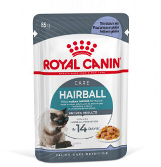 Royal Canin Hairball Care in gelei natvoer kat (85 g) 4 dozen (48 x 85 g)