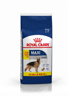 Royal Canin Maxi Adult hondenvoer 15 + 3 kg