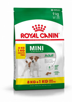 Royal Canin Mini Adult hondenvoer 8 kg + 1 kg