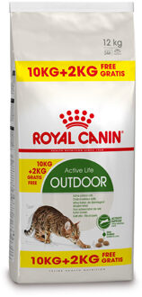 Royal Canin Outdoor - Kattenvoer - 10+2 kg Bonusbag