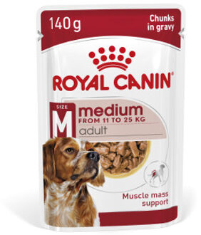 Royal Canin Shn Medium Adult Pouch - Hondenvoer - 10 x 140 g