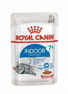 Royal Canin Sterilised Indoor 7+ in Gravy - 12 x 85 gram