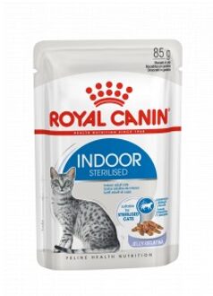 Royal Canin Sterilised Indoor in Jelly - 12 x 85 gram