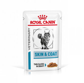 Royal Canin Veterinary Diet 12x85g Skin & Coat Royal Canin Veterinary Kattenvoer