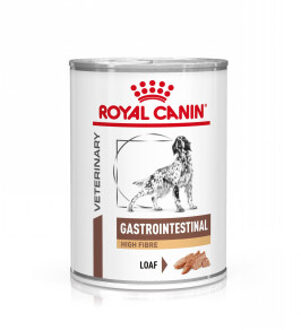 Royal Canin Veterinary Diet Gastrointestinal High Fibre natvoer hond 4 trays (48 x 410 g)