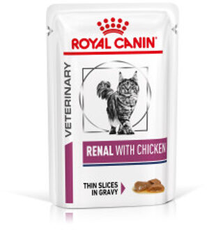 Royal Canin Veterinary Diet Renal Kip - Kattenvoer - 12 x 85 g