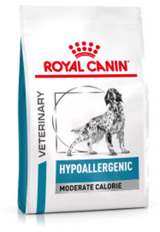 Royal Canin Veterinary Diet Royal Canin Veterinary Hypoallergenic Moderate Calorie hondenvoer 3 x 1,5 kg