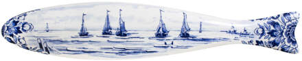 Royal Delft Blue Herring Mesdag's Fleet Wit-Blauw