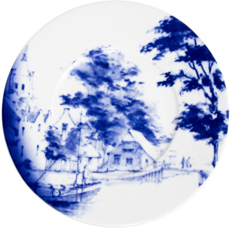 Royal Delft Dutch Dawn Cake bord 16 cm Delfts Blauw