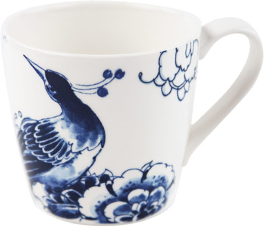 Royal Delft Peacock Symphony Mok 300ml Blauw, Wit