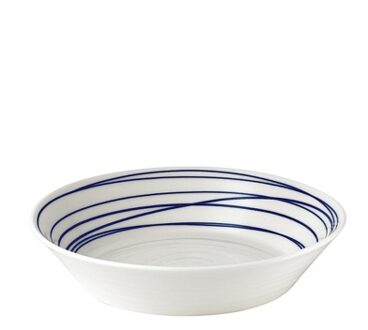 Royal Doulton Pacific pastabord Lines - ø 22 cm Blauw