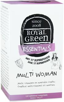 Royal Green Multi Woman