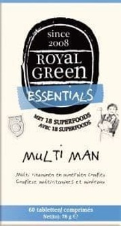 Royal Green Voedingssupplementen Royal Green Multi man 60tab