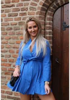 Royal jurk | blue Blauw - 34