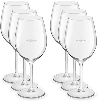 Royal Leerdam 12x Luxe wijnglazen voor witte wijn 320 ml Esprit - 32 cl - Witte wijn glazen met maatstreep - Wijn drinken - Wijnglazen van glas