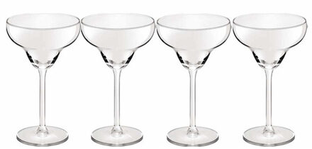 Royal Leerdam 4x Cocktail glazen 300 ml in luxe doos - Cocktailglazen Transparant